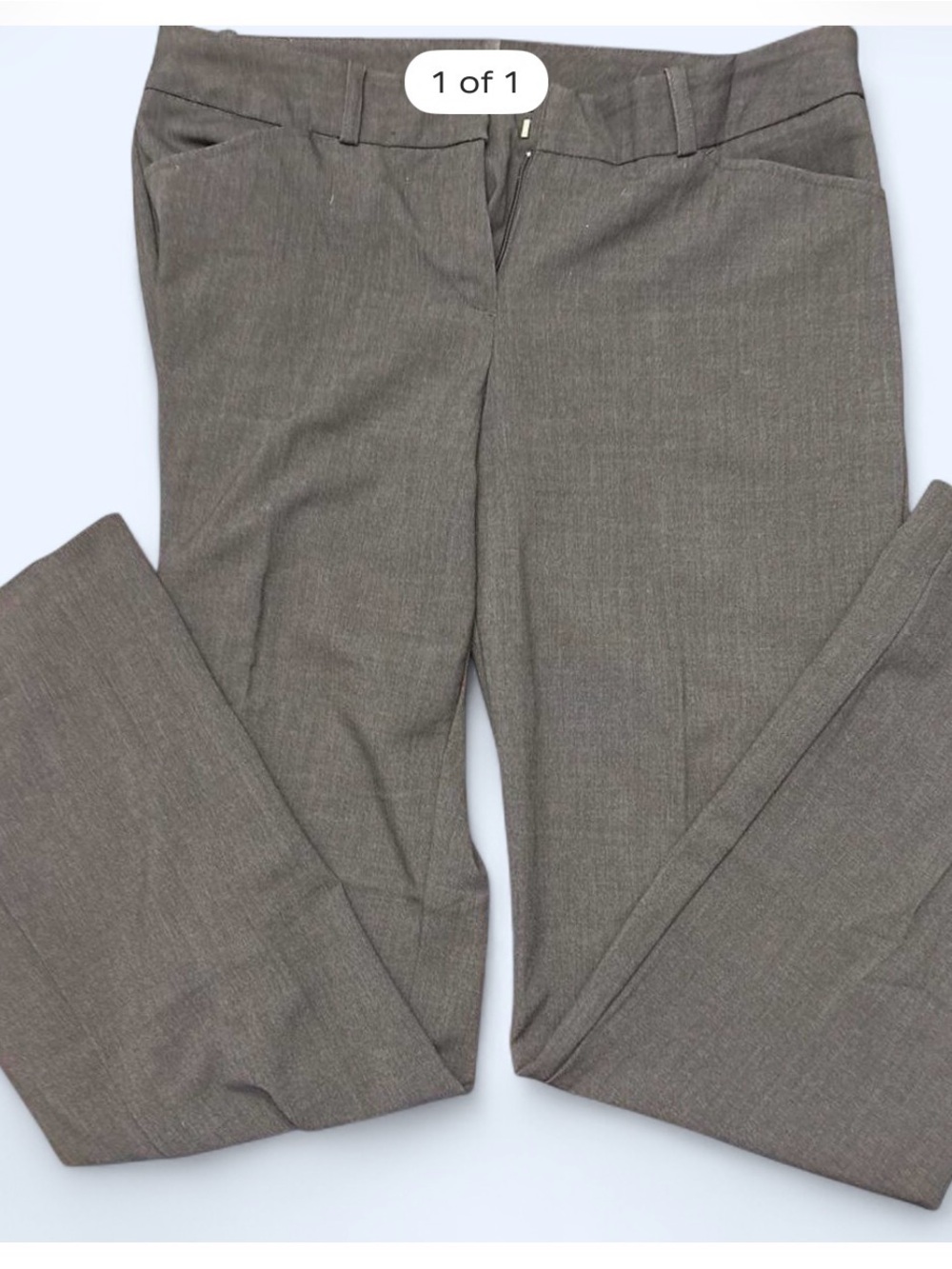 Worthington Boot Cut Dress Pants in Taupe Gray